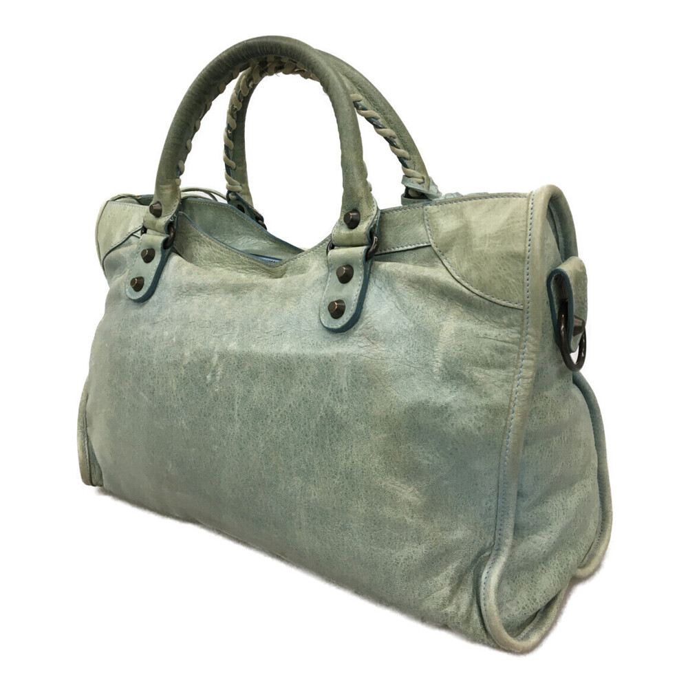 Balenciaga bag Green leather First - Picture 1 of 6